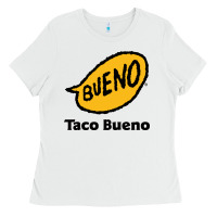 White Resto Taco Bueno Ladies Tee - artisFamous