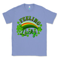 Colony Blue Feeling lucky with rainbow Classic Tee - RanaPortraitStore