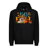Black hello fall heifer cow Premium Hoodie - RanaPortraitStore