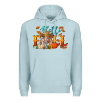 Blue Mist hello fall heifer cow Premium Hoodie - RanaPortraitStore