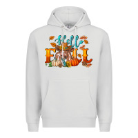 Dove Grey hello fall heifer cow Premium Hoodie - RanaPortraitStore