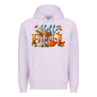 Lilac hello fall heifer cow Premium Hoodie - RanaPortraitStore