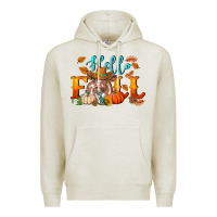 Oatmeal Heather hello fall heifer cow Premium Hoodie - RanaPortraitStore