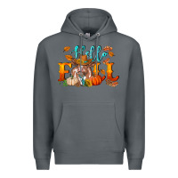 Rock hello fall heifer cow Premium Hoodie - RanaPortraitStore