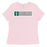 Bubblegum Pink Ivy Tech Community College of Indiana Ladies Tee - artisFamous