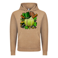 Vintage Coffee st.patrick's day softball Vintage Hoodie - FaDigitalArtStudio