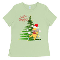 Matcha Winnie The Pooh- Merry christmas Ladies Tee - artisFamous