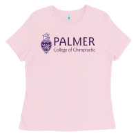 Bubblegum Pink Palmer College of Chiropractic Ladies Tee - artisFamous