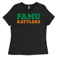 Black Famu Rattlers Ladies Tee - artisFamous