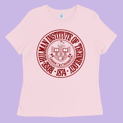 Rose–hulman Institute Of Technology College Ladies Tee Designed By Artisfamous