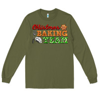 Army Green christmas baking team Long Sleeve Tee - FaDigitalArtStudio