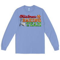 Colony Blue christmas baking team Long Sleeve Tee - FaDigitalArtStudio