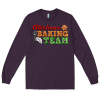 Plum christmas baking team Long Sleeve Tee - FaDigitalArtStudio