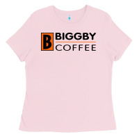 Bubblegum Pink biggby coffee Ladies Tee - artisFamous