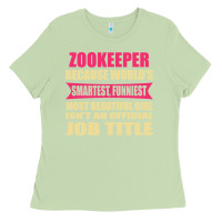 Matcha zookeeper funniest isn't a jobtitle Ladies Tee - artisFamous