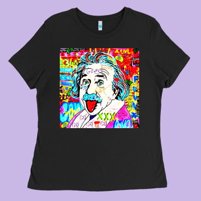 Pop Art Retro Ladies Tee Designed By Artisfamous