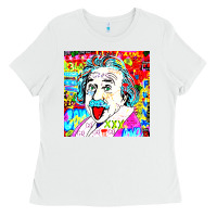 White POP ART RETRO Ladies Tee - artisFamous