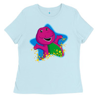 Baby Blue barney 5 Ladies Tee - artisFamous