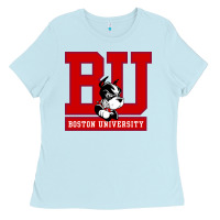 Baby Blue boston university terriers Ladies Tee - artisFamous