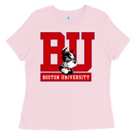 Bubblegum Pink boston university terriers Ladies Tee - artisFamous