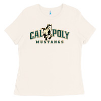 Bone cal poly mustangs Ladies Tee - artisFamous