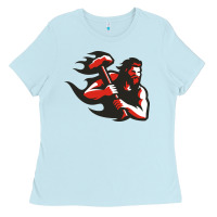 Baby Blue cal u vulcans Ladies Tee - artisFamous