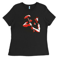 Black cal u vulcans Ladies Tee - artisFamous