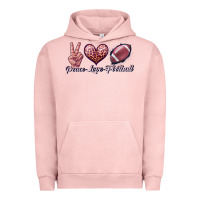 Peace Love Football Urban Hoodie | Teevron