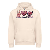 Sandshell peace love football Urban Hoodie - JahusDesignShop