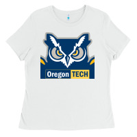 White Oregon Tech Gift Ladies Tee - artisFamous
