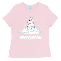 Bubblegum Pink Moomin Ladies Tee - artisFamous