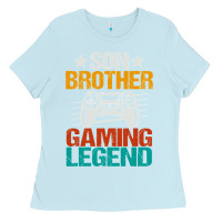 Baby Blue gaming gifts for teenage boys 8 12 year old christmas gamer Ladies Tee - artisFamous