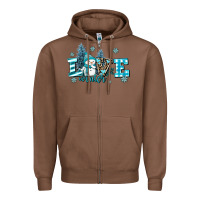 Chestnut love winter Zipper Hoodie - AdoDesignShop