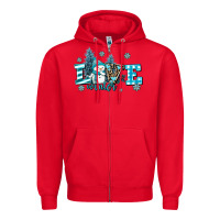Red love winter Zipper Hoodie - AdoDesignShop