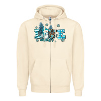Sandshell love winter Zipper Hoodie - AdoDesignShop