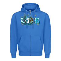 True Royal love winter Zipper Hoodie - AdoDesignShop