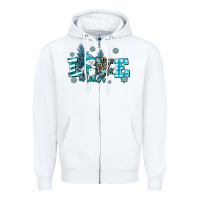 White love winter Zipper Hoodie - AdoDesignShop