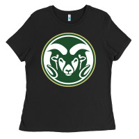 Black colorado state rams Ladies Tee - artisFamous