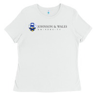 White Johnson & Wales College Art Ladies Tee - artisFamous