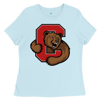 Baby Blue cornell big red Ladies Tee - artisFamous