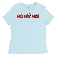 Baby Blue Christmas Ladies Tee - artisFamous