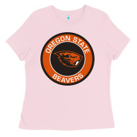 Bubblegum Pink Oregon College Gift Ladies Tee - artisFamous