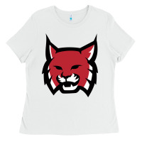 White Rhodes College Athletic Ladies Tee - artisFamous