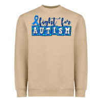 Mushroom fight for autism Heavyweight Sweatshirt - AdoDesignShop