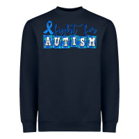 Navy fight for autism Heavyweight Sweatshirt - AdoDesignShop