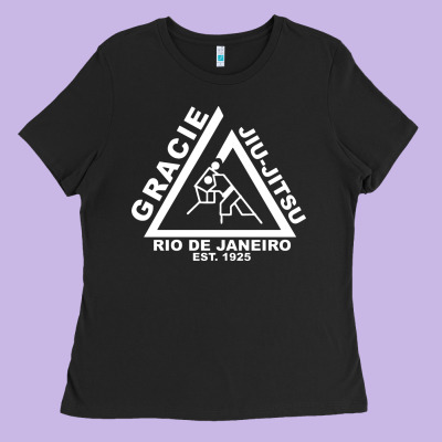 Gracie Jiu Jitsu  2 Ladies Tee Designed By Artisfamous