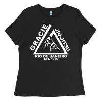 Black gracie jiu jitsu  2 Ladies Tee - artisFamous