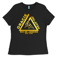Black gracie jiu jitsu Ladies Tee - artisFamous