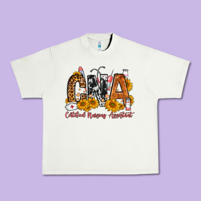 Cna Certified Nursing Assistant Urban Heavy Tee Designed By Fadigitalartstudio