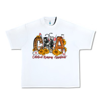 White Cna Certified Nursing Assistant Urban Heavy Tee - FaDigitalArtStudio